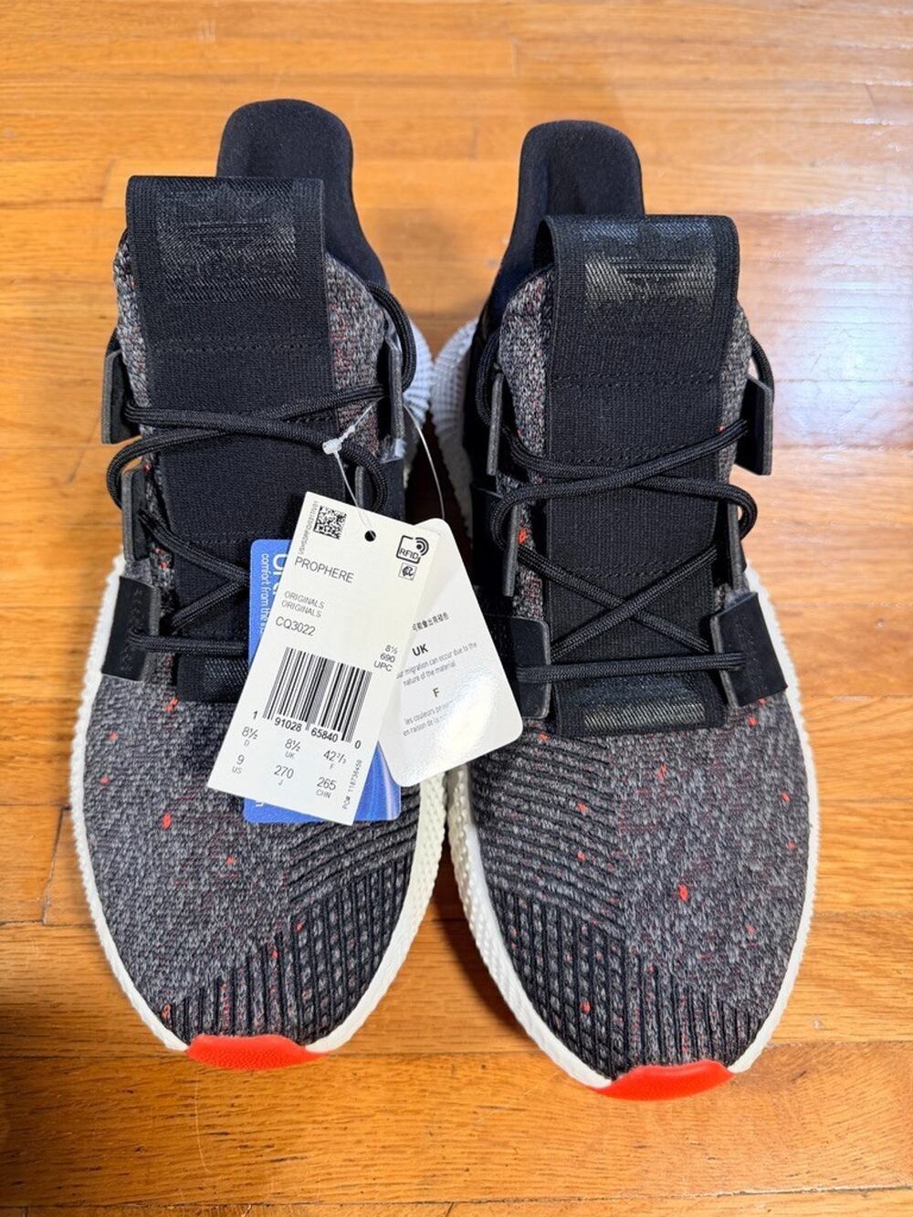 Size 9 - adidas Prophere Black